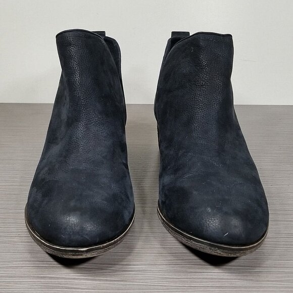 BP. Francine Split Shaft Bootie, Black Leather, Womens Size 10.5 - Picture 2 of 11